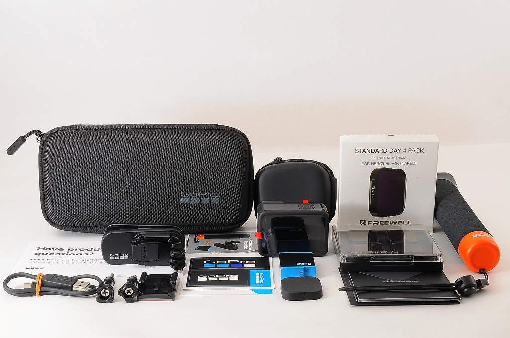ラッピング不可】 9 HERO GoPro ボディ新品 Black @1908 保護シート SD
