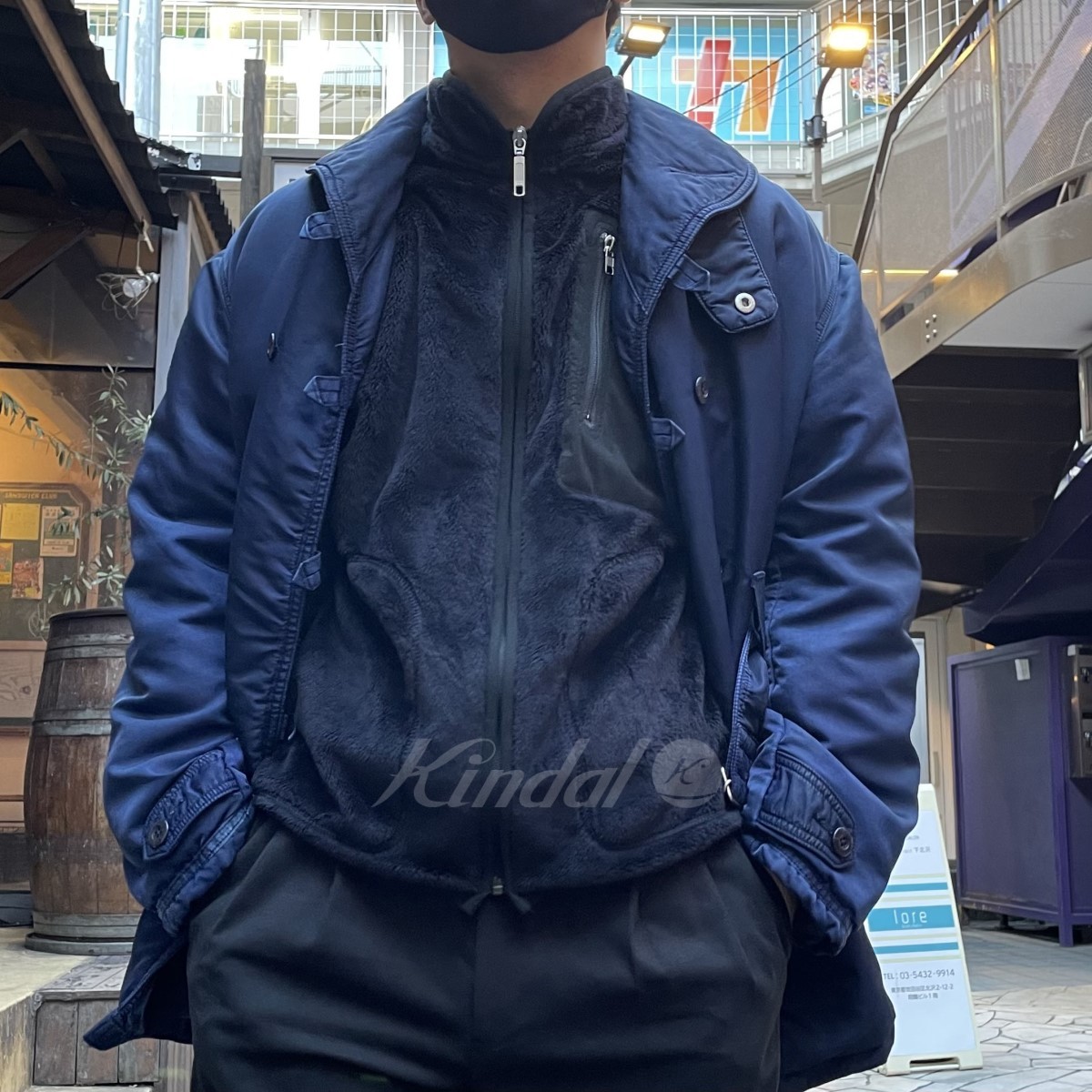 Porter Classic×DAN Hazumu 別注20AW BABY FLEECE ZIP UP JACKETボア