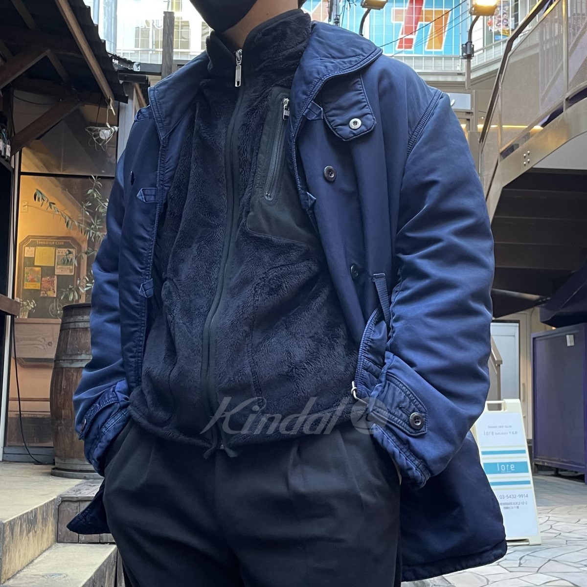 Porter Classic×DAN Hazumu 別注20AW BABY FLEECE ZIP UP JACKETボアフリースジャケット 商品番号 8069000077193