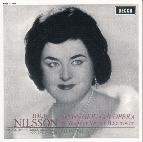 [Cd/Decca]ワーグナー:『タンホイザー』より「おごそかなこの広間よ」他/B.ニルソン(s)&E.ダウンズ&コヴェント・ガーデン王立歌劇場管 1963_画像1