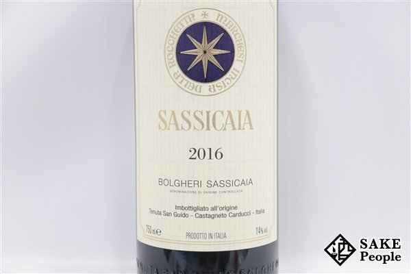 □注目! サッシカイア 2016 750ml 14% イタリア 赤 | rose-roofing.com