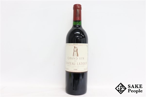 □注目! シャトー・ラトゥール 1988 750ml 12.5% フランス ボルドー ...