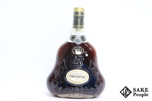 キャップ ◇注目! ヘネシー XO 金キャップ クリアボトル 700ml 度数