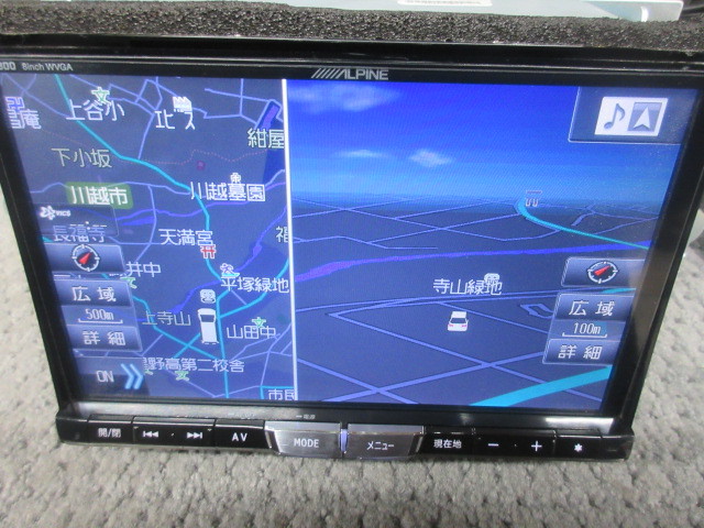 2014年 地図 アルパイン X800 ビックX ナビ DVD 地デジ iPod SD