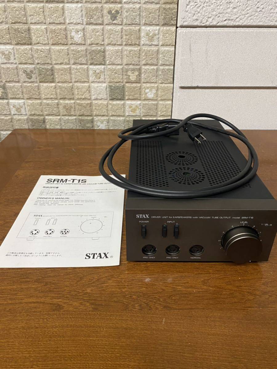 STAX スタックス SRM T1S 真空管 ヘッドホンアンプ 希少 レア