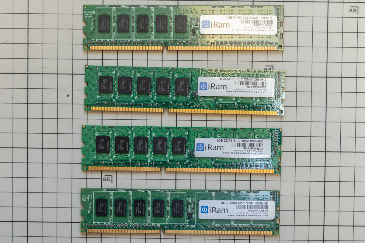 iRam Technology DDR3/1066 4GB 240ピン ECC U-DIMM メモリ MacPro IR4GMP1066D3用の画像1