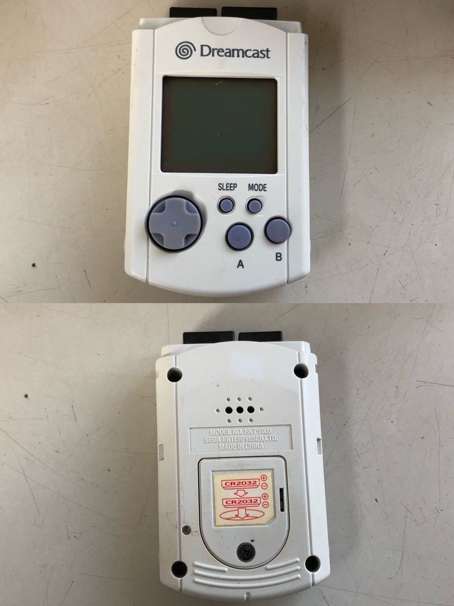 SEGA Dreamcast HKT-3000/HKT-7700/HKT-7000 ソフト付き　動作未確認　12/22_画像7