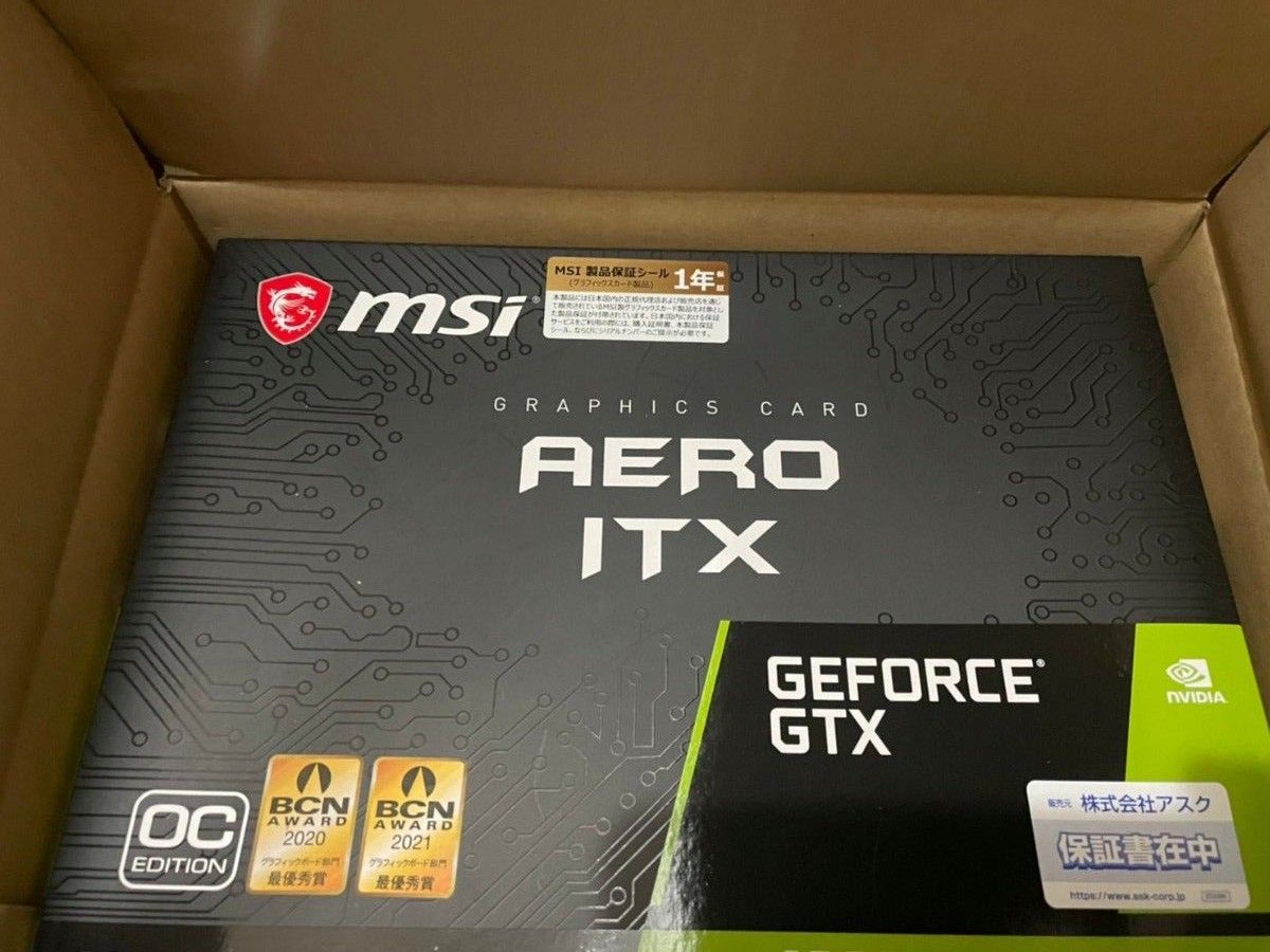 GeForce GTX 1660 SUPER AERO ITX OC 未使用 PCパーツ PCパーツ www