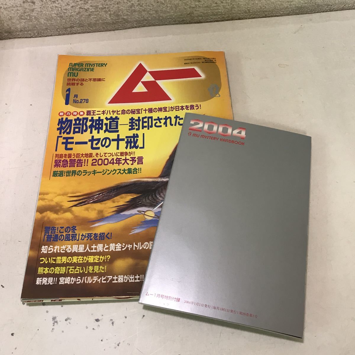 221219◆U00◆雑誌 月刊ムー 2004年 12冊セット 第278号〜289号 学習研究社 UFO 超能力 UMA 古代文明 スピリチュアル 神秘 オカルト_画像6