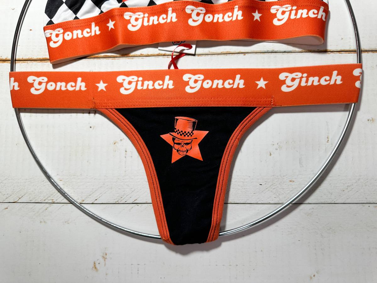 [ prompt decision ]Ginch Gonch silver chigonchi lady's inner set underwear set T-back sports bra Rock Me abroad XS