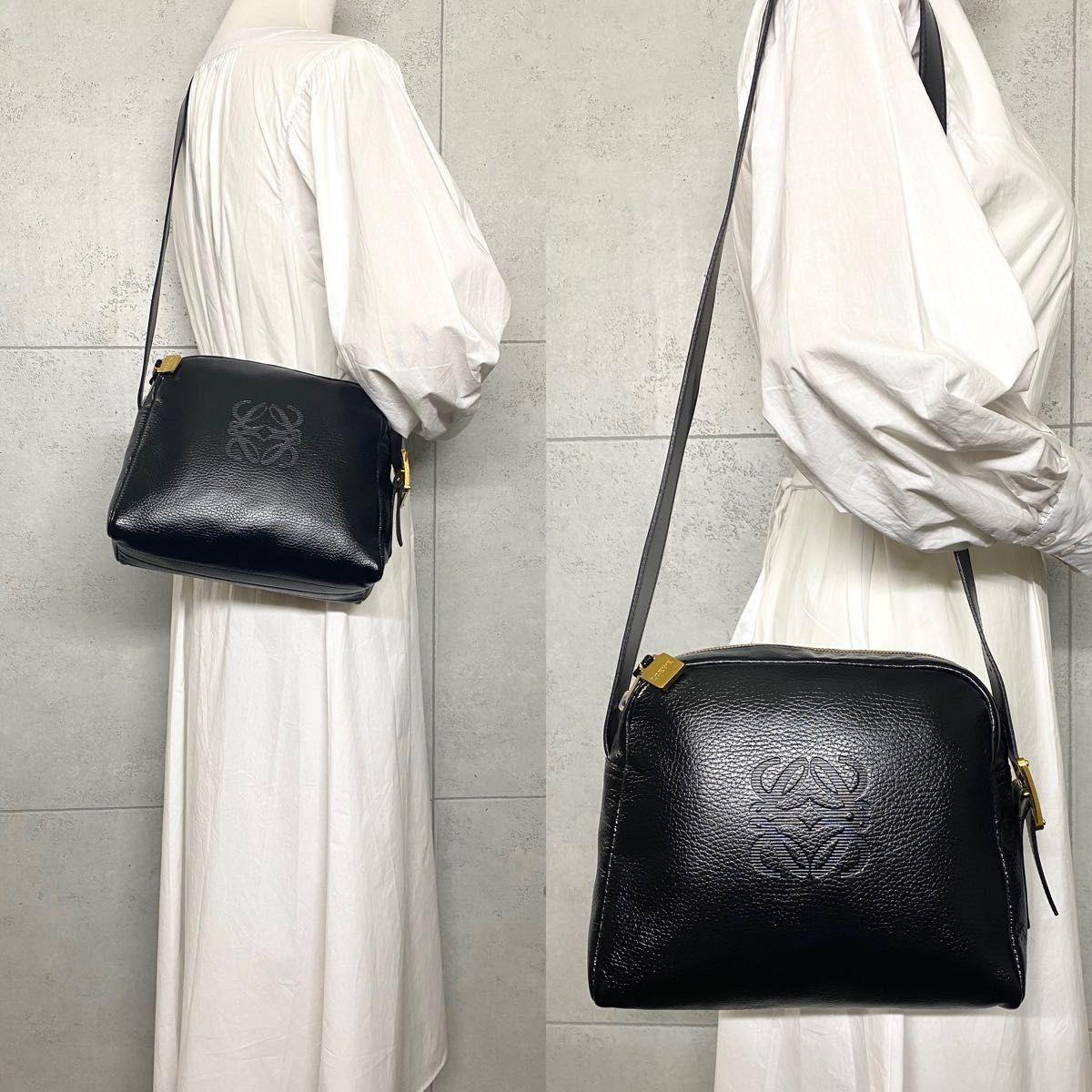 極美品】希少オールドロエベ ヴィンテージ ショルダーバッグ