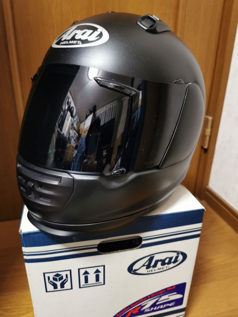 数量は多い 美品Arai Lサイズ（59-60㎝）フラット ブラック☆ニュー