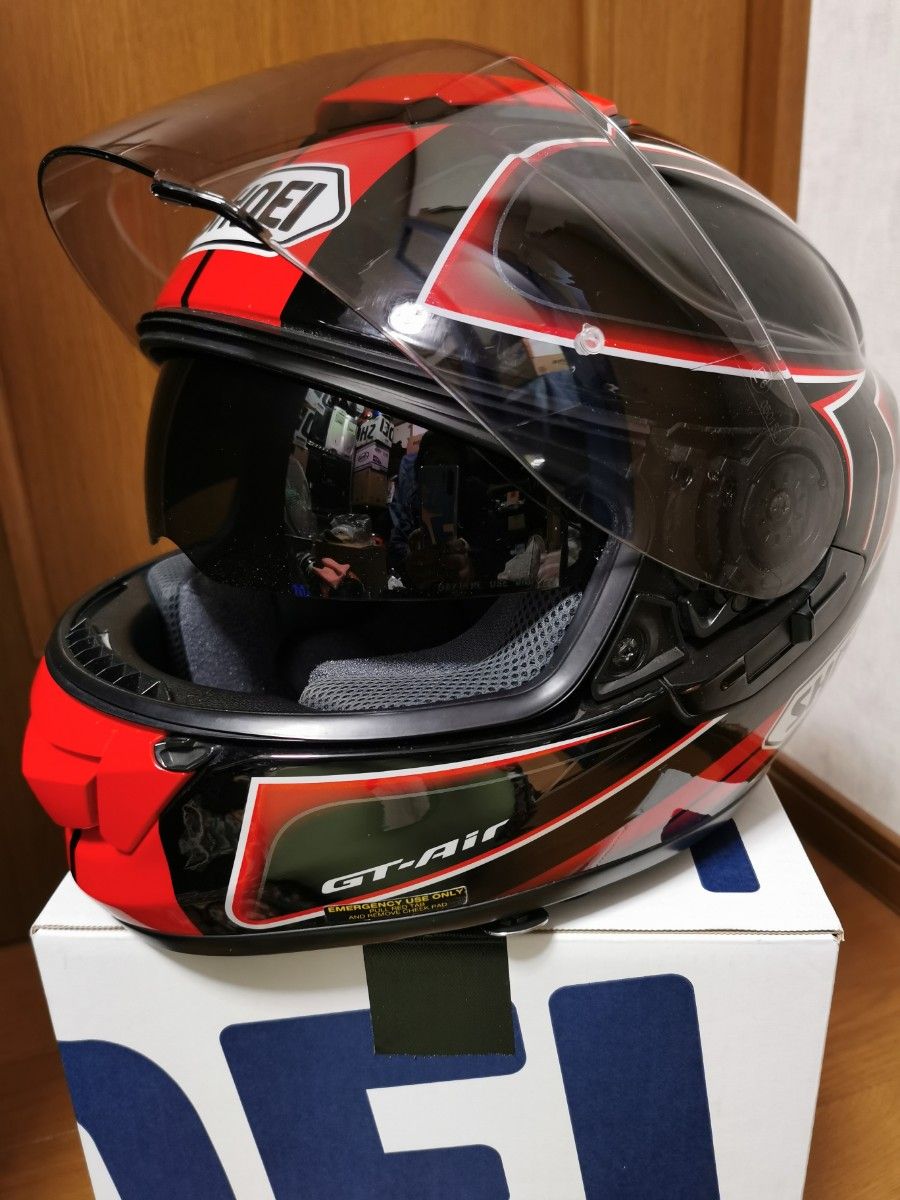 価格は安く SHOEI II SHOEI 極上ヘルメット GT-Air ミラーシールド交換