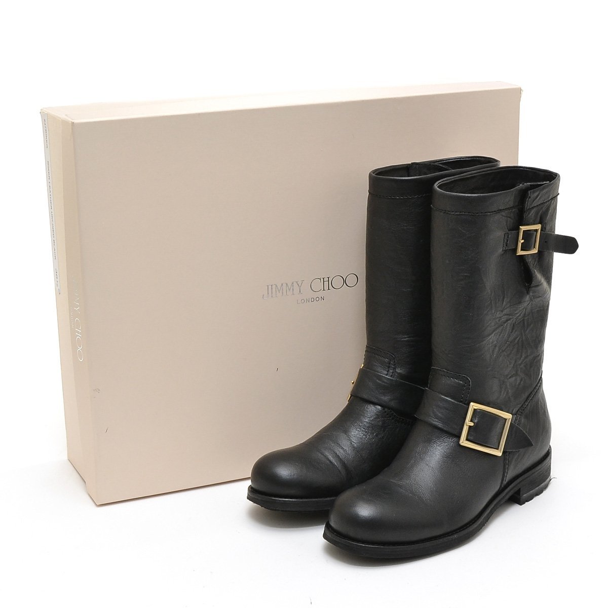 ブティック JIMMY CHOO ジミーチュウ ブーツ サイズ36.5 - 通販