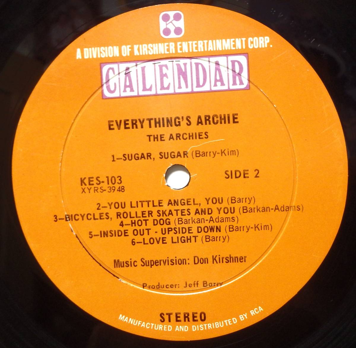 【SR793】THE ARCHIES「Everything's Archie」, 69 UA Original　★ポップ・ロック/バブルガム_画像5