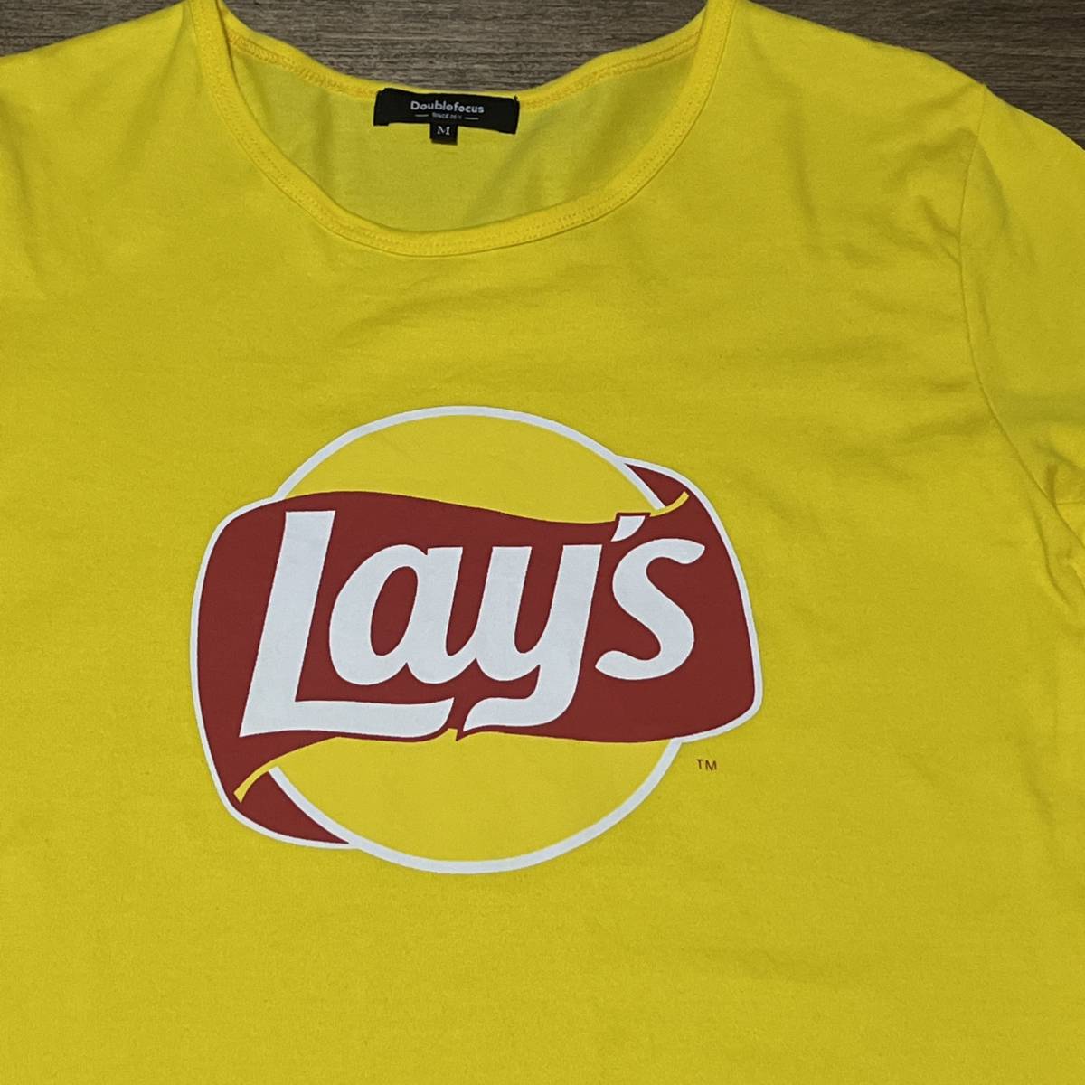 (Doublefocus) Lay\'s Rays potato chip s T-shirt shirt