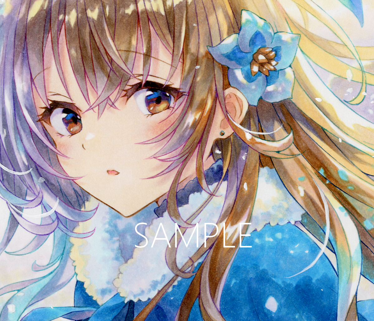 Yahoo!オークション - moco 手描きイラスト 「snow world Yahoo!オークション - moco 手描きイラスト 「snow world