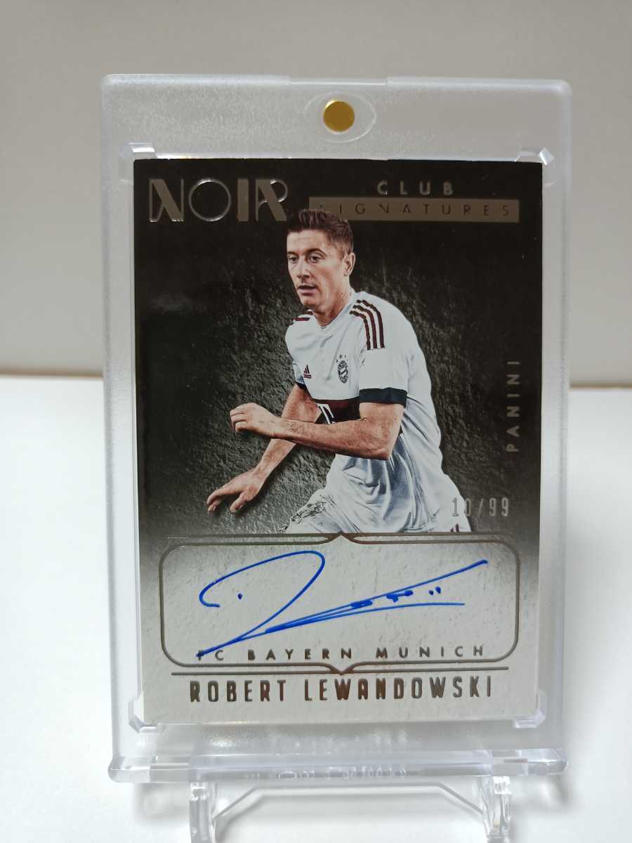 激安通販 Bayern Lewandowski Robert Signatures Club Noir 2016-17 Munich オンカード #/99 Rare その他