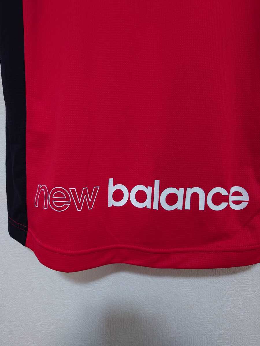 FC東京 プラクティスシャツ New Balance ニューバランス Mサイズ 2022 半袖 ウェア シャツ 練習着 赤 トレーニングウェア ユニフォーム_画像7