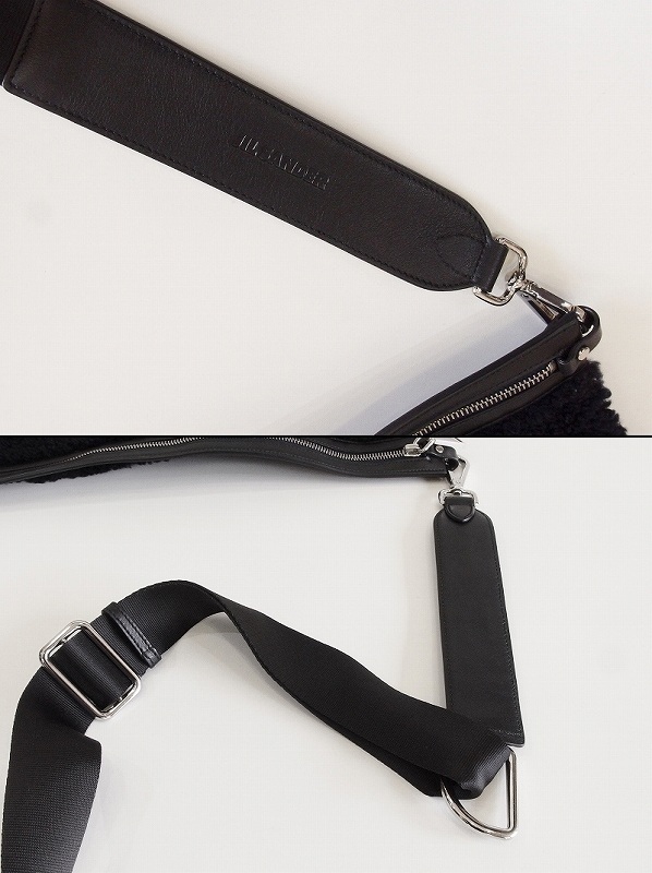 JIL SANDER ジルサンダー ラムファー ムートン シングルストラップ