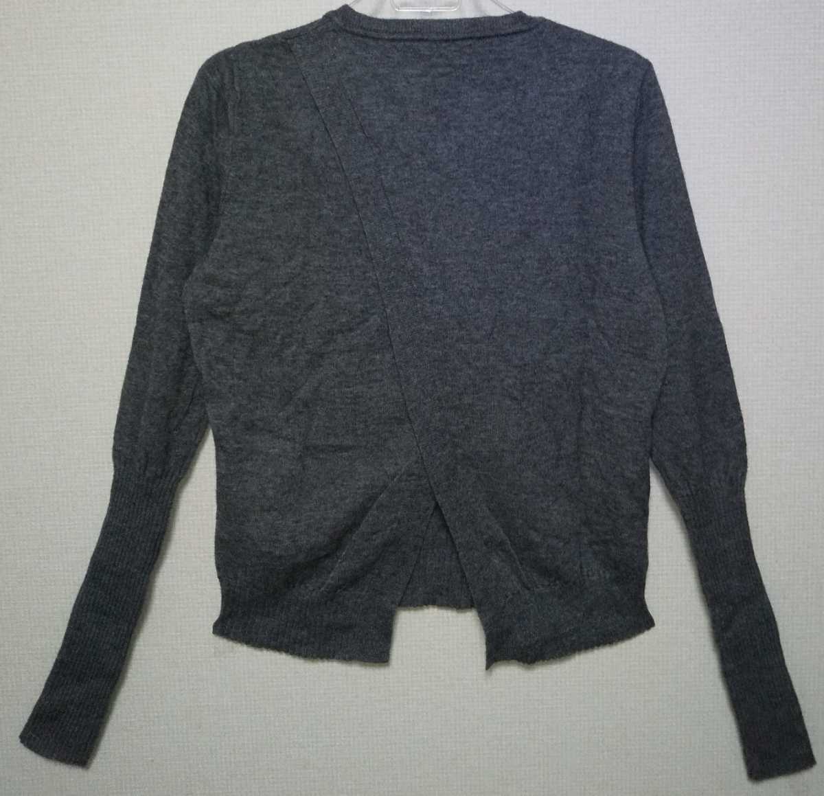 マレーラ MARELLA セーター カシミア混 ニットセーター クルーネックセーター 切り替えデザイン_画像2