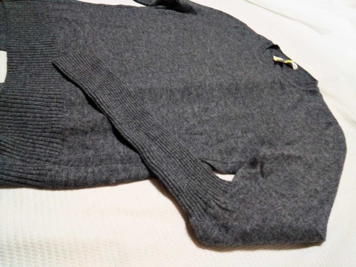 マレーラ MARELLA セーター カシミア混 ニットセーター クルーネックセーター 切り替えデザイン_画像8