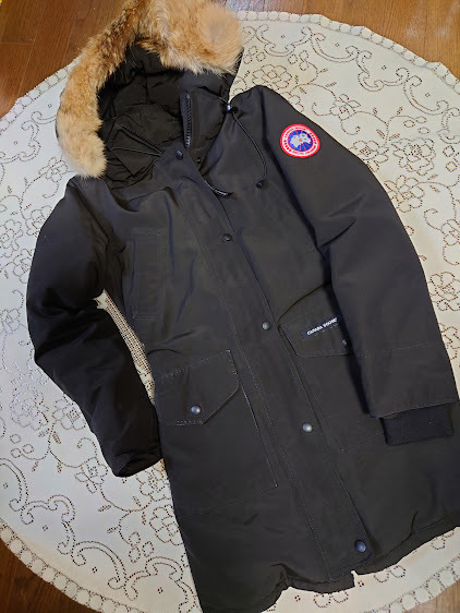 ☆CANADA GOOSE カナダグース レディース 膝丈ダウンコート 黒 XS 美品