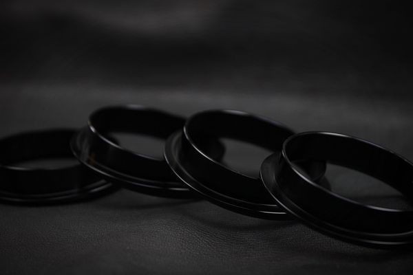 ジムニー JA22 JA12 アルミ削り出し 4個セット エアコンリング