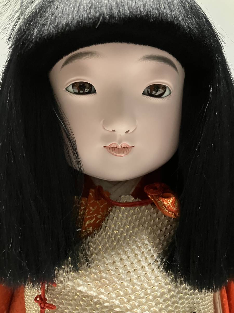 ⑦y39 市松人形 日本人形 紫貴作 日本工芸 伝統工芸 人形 女の子 