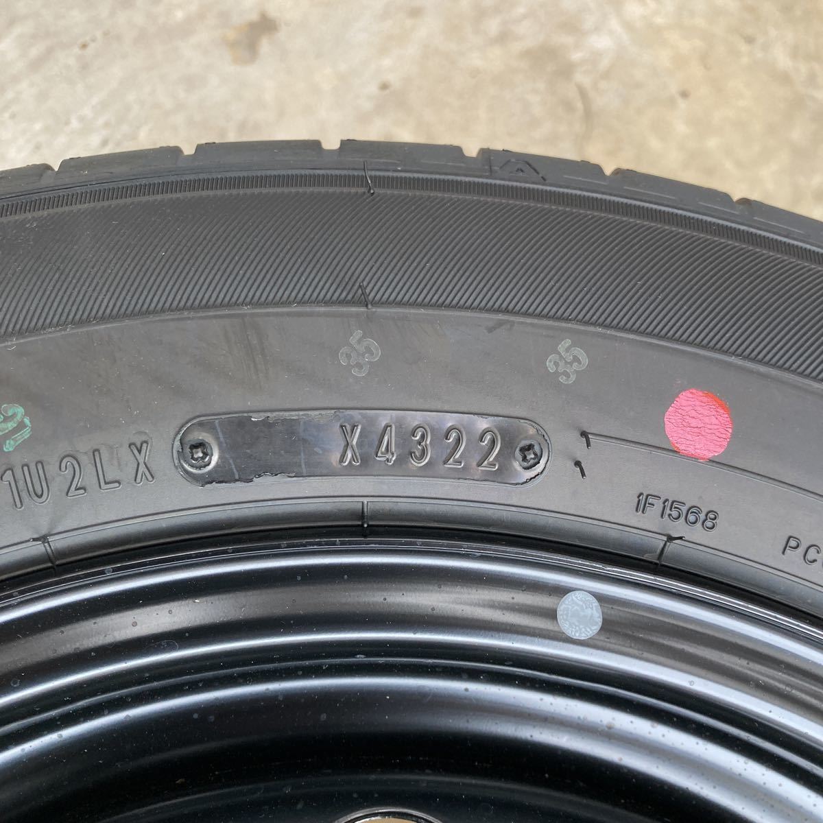 新型アクア MXPK11 新車外し 純正 タイヤ&ホイールセット トヨタアクア