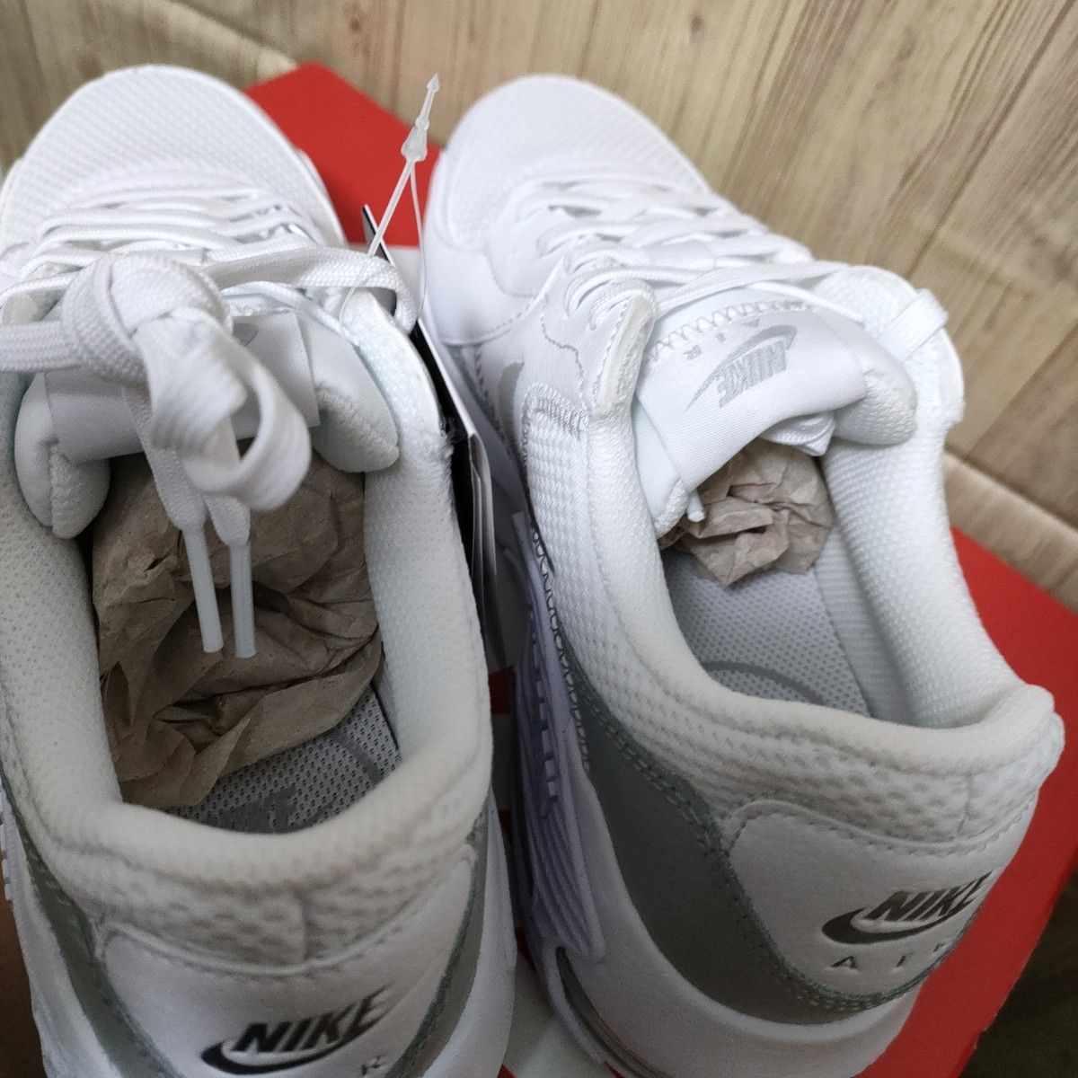 ナイキ NIKE エアマックス 白ホワイト 厚底 24 5 レディース