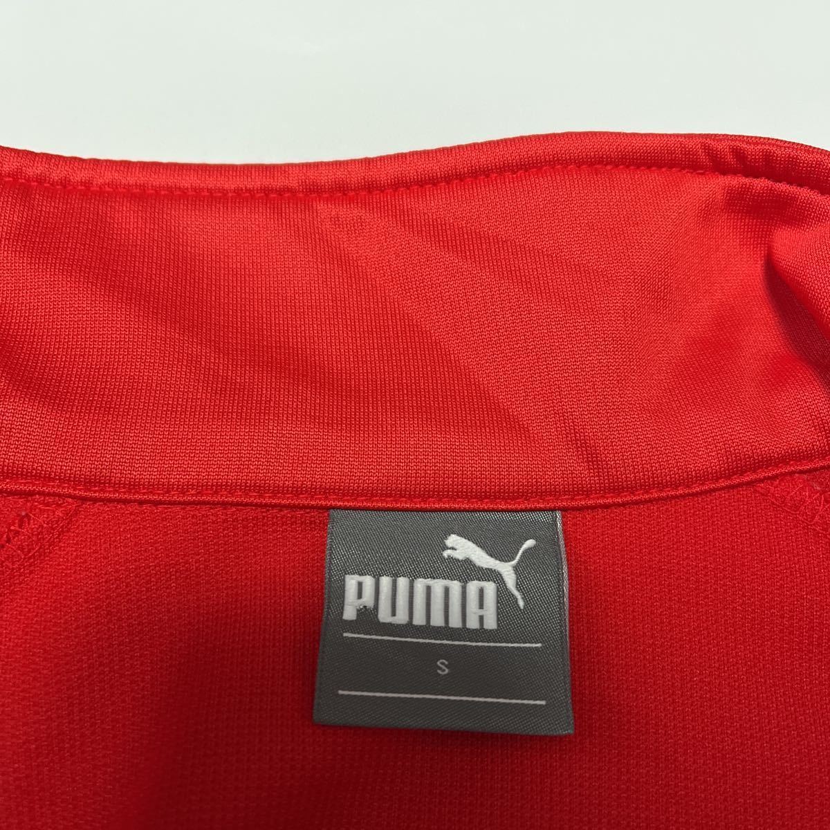 PUMA プーマ ジャージ トレーニングジャケット レッド S_画像8
