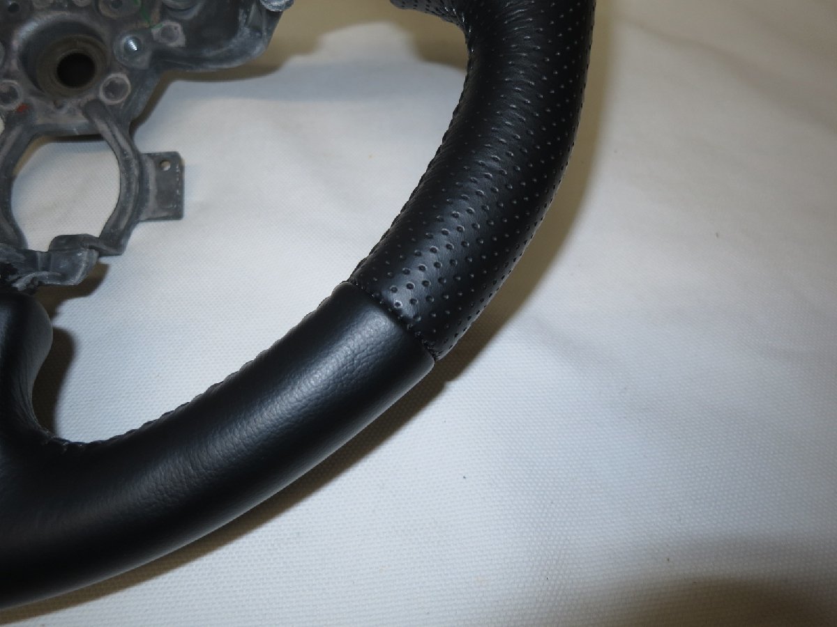 新品! GTR GT-R R35 純正 革 ステアリング ハンドル 48430-JF00A 48430JF00A 管理番号(W-3769)_画像9
