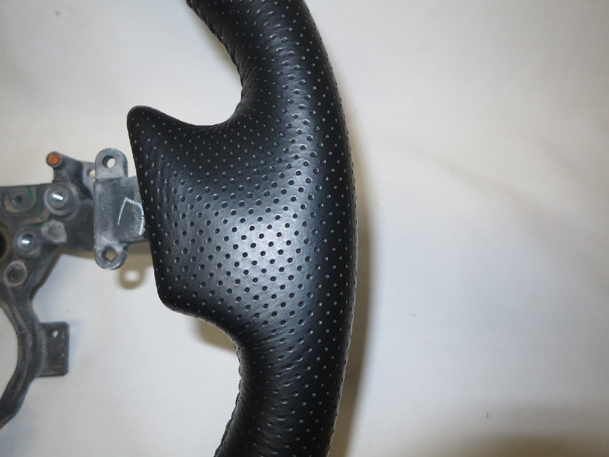 新品! GTR GT-R R35 純正 革 ステアリング ハンドル 48430-JF00A 48430JF00A 管理番号(W-3769)_画像8