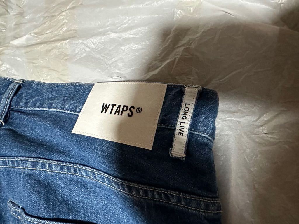 22AW WTAPS BLUES STRAIGHT COTTON DENIM-