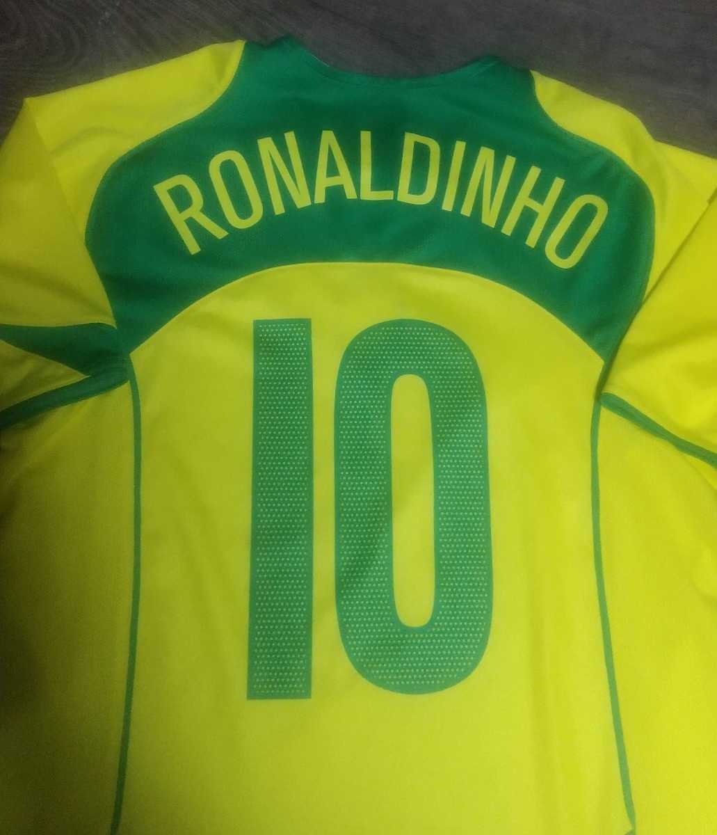 値下げ交渉 2004-05年 ブラジル代表 ロナウジーニョ NIKE MADE 値下げ交渉 2004-05年 ブラジル代表 ロナウジーニョ NIKE MADE