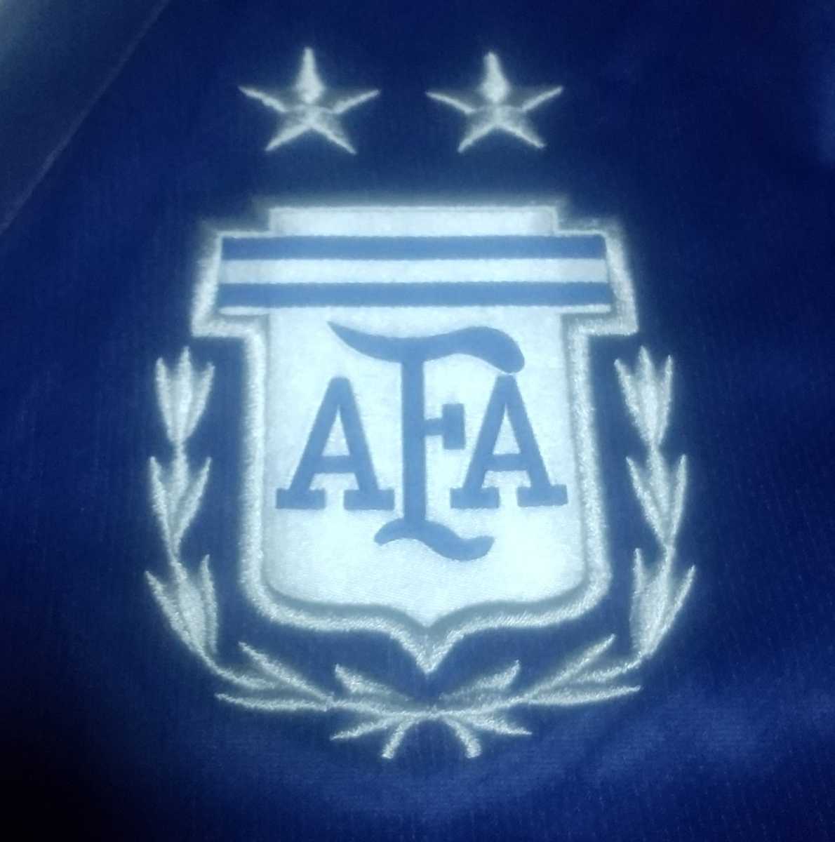[値下げ交渉] 2022年 W杯 アルゼンチン代表 AWAY XL adidas 検)WORLD CUP QUATR CHAMPIONS ARGENTINA W/TAGS MESSI ワールドカップ メッシの画像4