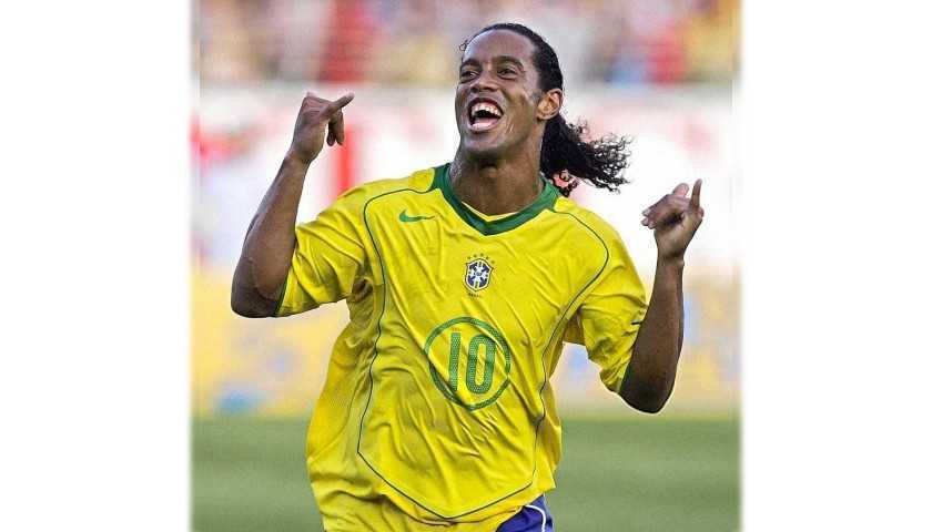 値下げ交渉 2004-05年 ブラジル代表 ロナウジーニョ NIKE MADE 値下げ交渉 2004-05年 ブラジル代表 ロナウジーニョ NIKE MADE