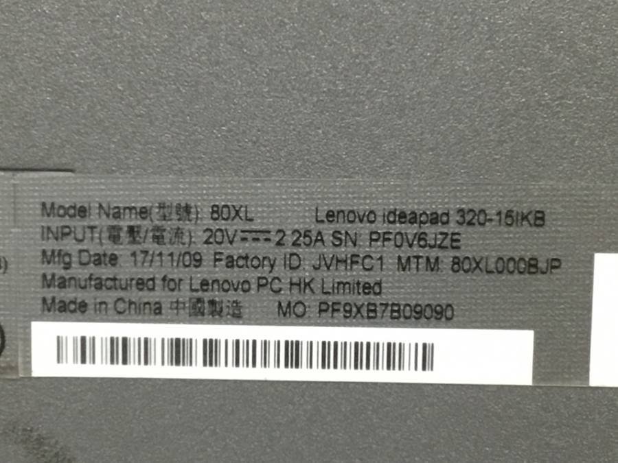 ヤフオク! - lenovo 80XL000BJP ideapad 320-15IKB Core i5 7...