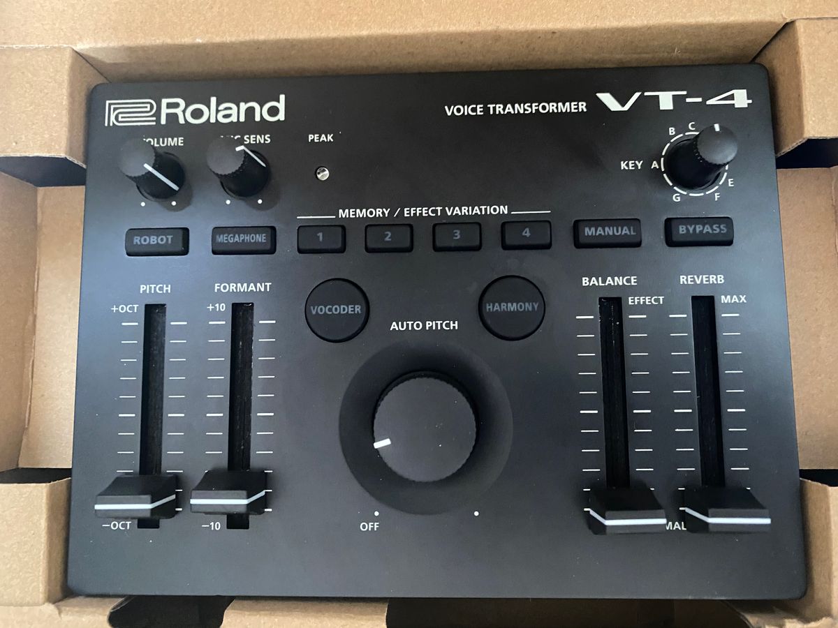 特上美品 Roland VT-4 ボイストランスフォーマー ボイスチェンジャー