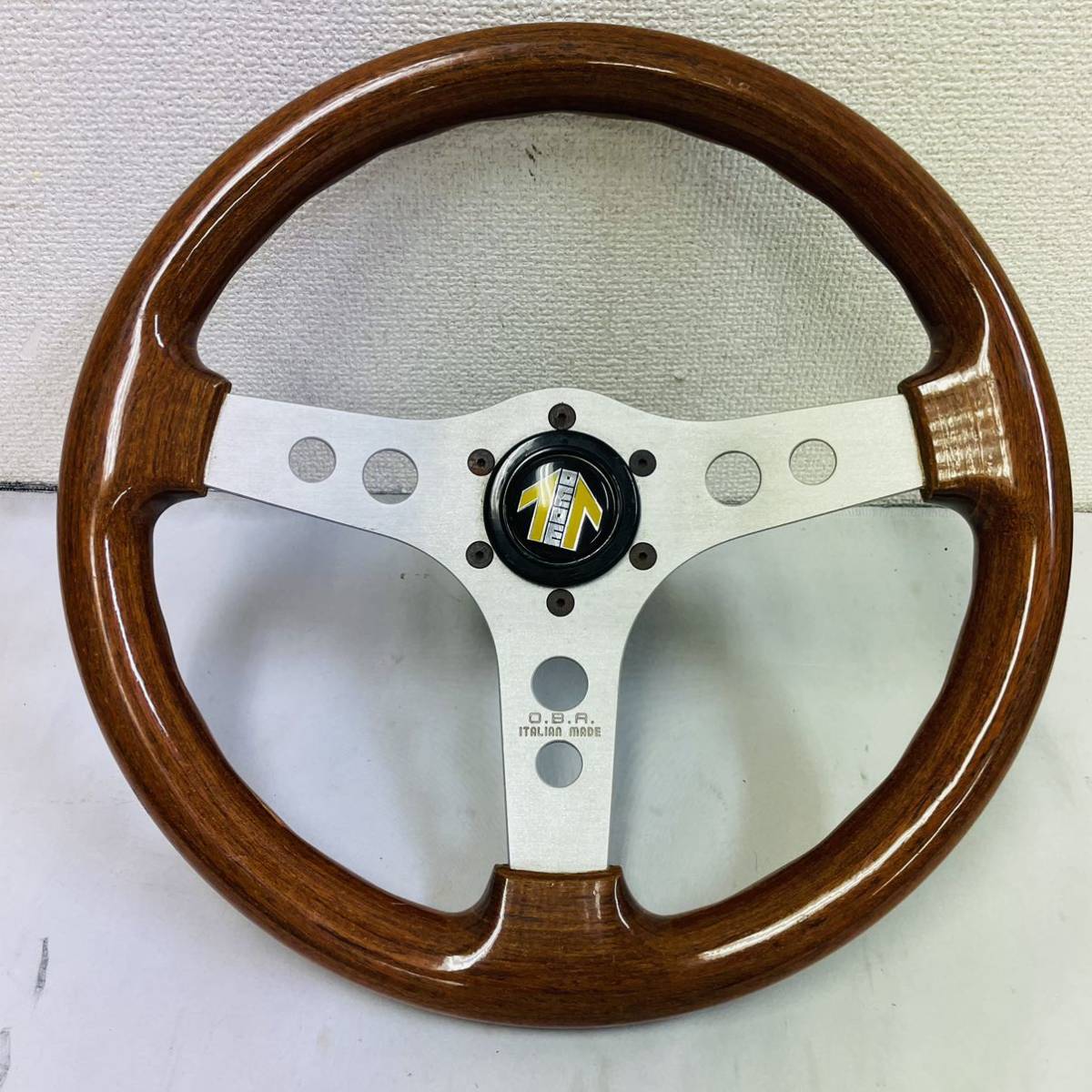 ヤフオク! - MOMO ホーンボタン ウッドステアリング 当時物 O.B...