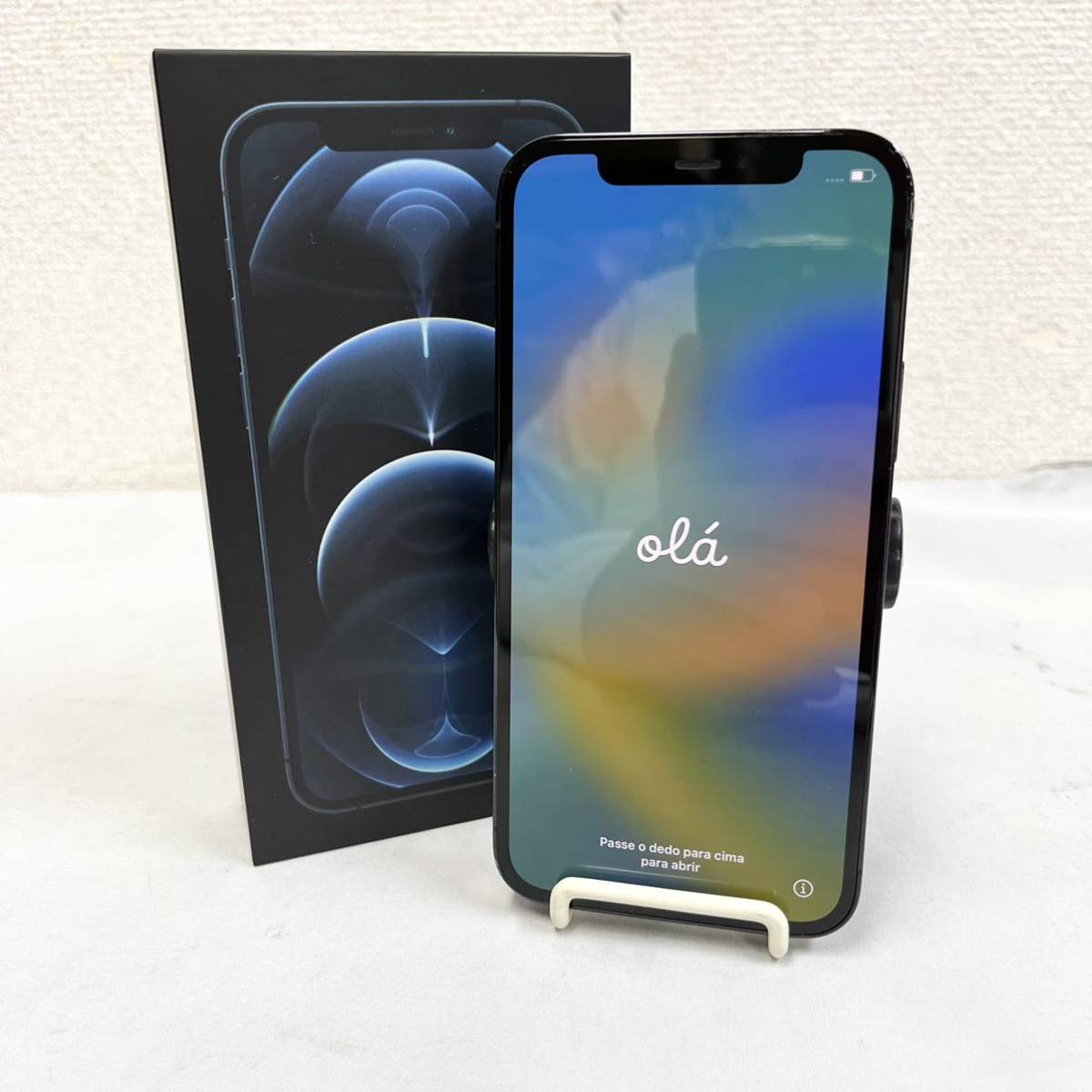 美品】Apple iPhone12 Pro 128GB SIMフリー MGM83J/A パシフィック