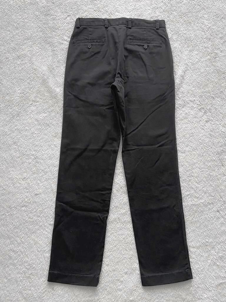 Brooks Brothers size32/32 ブラックコットンパンツ メンズ 黒 ブルックスブラザーズ 秋冬_画像3