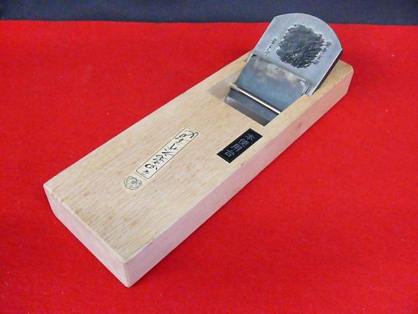 12293 常三郎 影 鉋 寸八 70mm 白樫台 未調整 大工道具 宮大工 カンナ ...