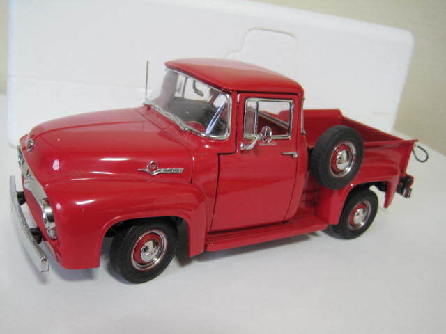  Dan Bally mint 1956Ford F-100 Red 1/24 die-cast made 