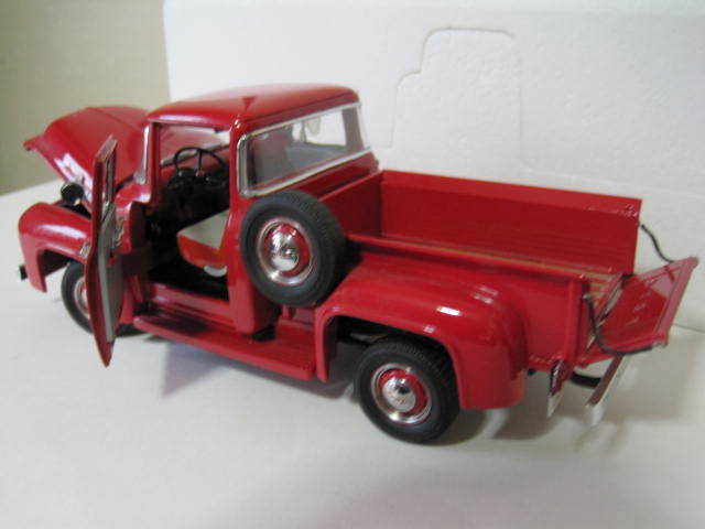  Dan Bally mint 1956Ford F-100 Red 1/24 die-cast made 