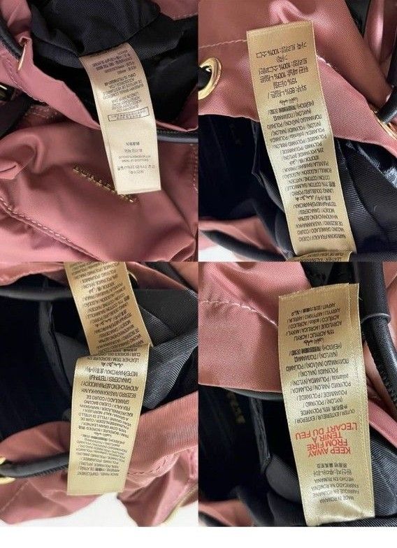 【未使用に近い】BURBERRY バックパック ナイロン ゲラフィティーリュック ナイロンリュック