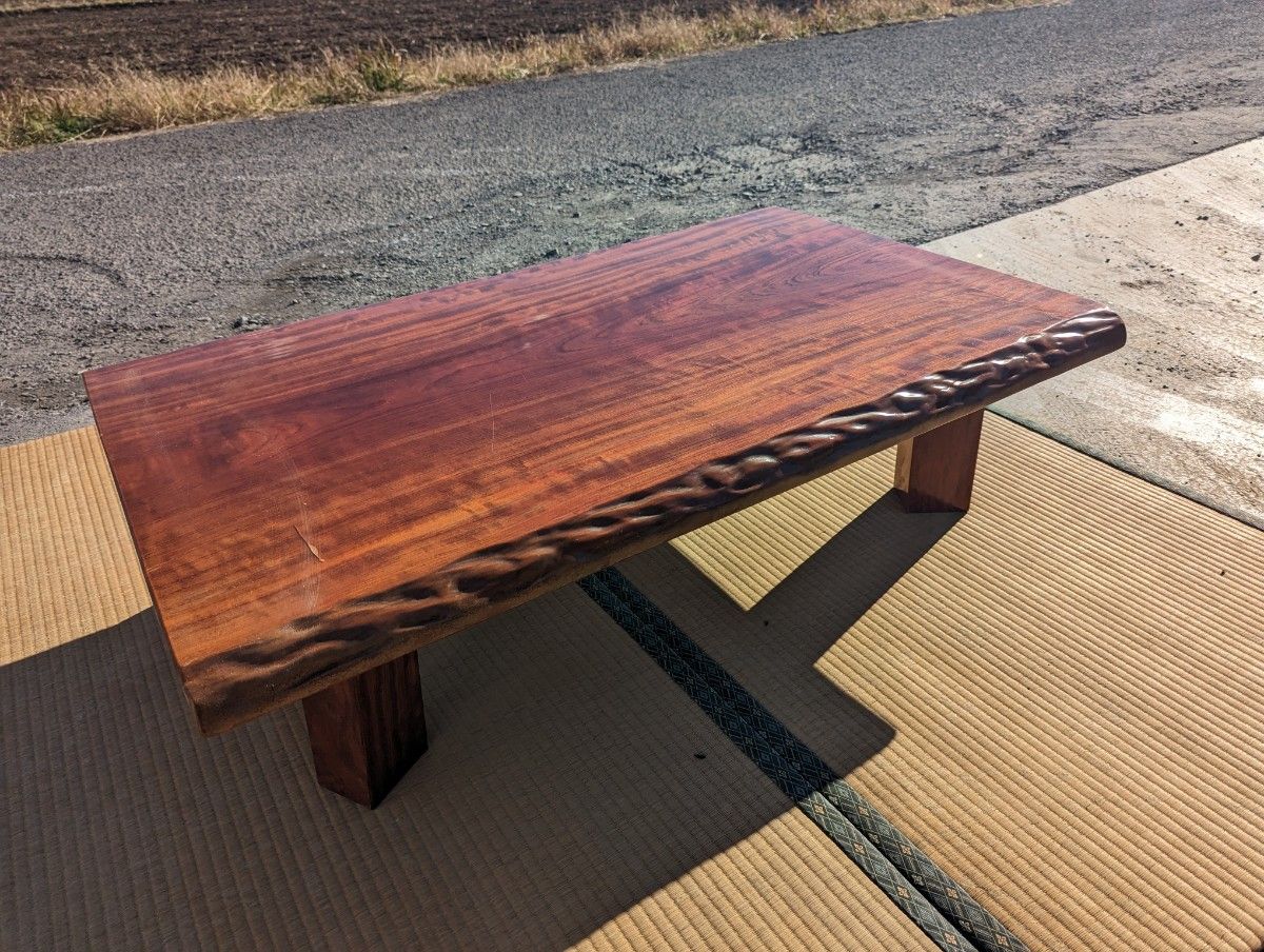 感謝価格 ウォールナット×アクリル ローテーブル ecousarecycling.com