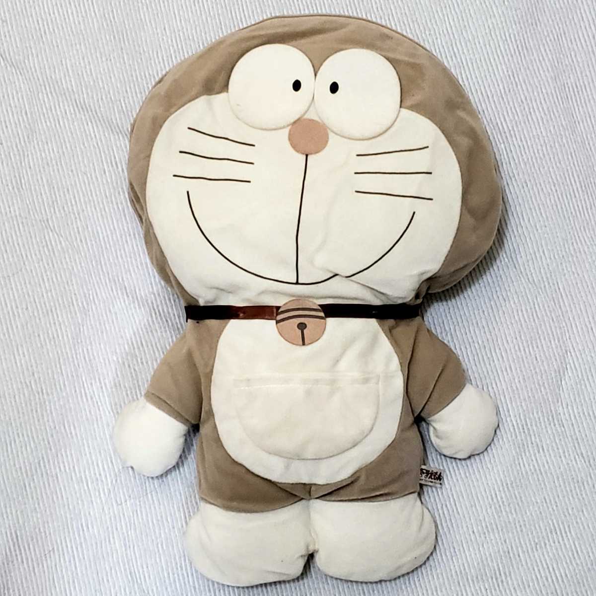  retro Doraemon двусторонний подушка мягкая игрушка потускнение Brown подлинная вещь двусторонний обратная сторона вернуть JUN PIANNING