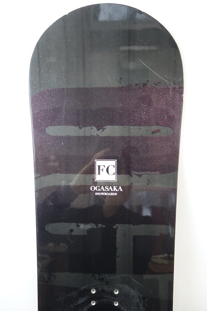 中古 ハンマーヘッドシェイプ 15/16 OGASAKA FC(FULL CARVE) 148cm CAMBER残約6mm スノーボード オガサカ  フルカーブ